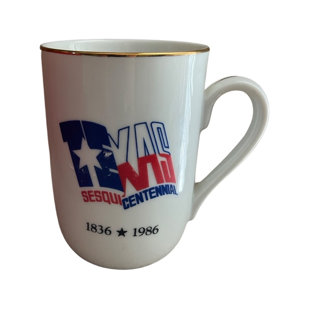Texas Sesquicentennial Commemorative Mug : 1986 : Collectible Cup